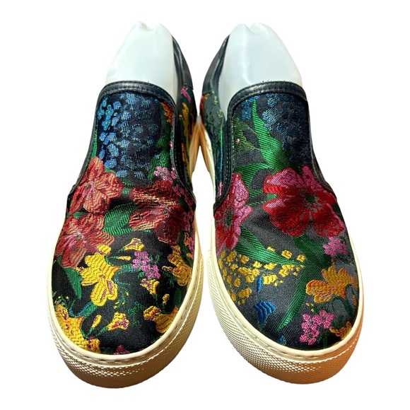 ERDEM Shoes - ERDEM X H&M Floral Brocade Slip-on Sneakers